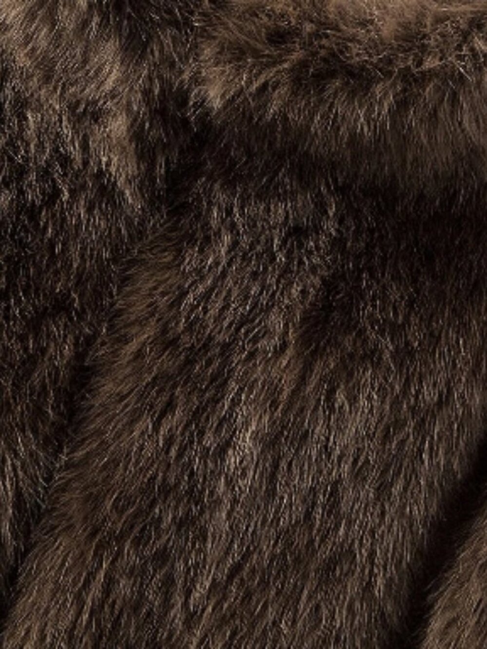Coffee Brown Casual Women's Premium Stand Collar Faux Fur teddy Coat jacket - Picture 12 of 12